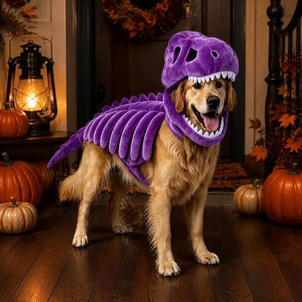 Dino Skeleton Pet Costume