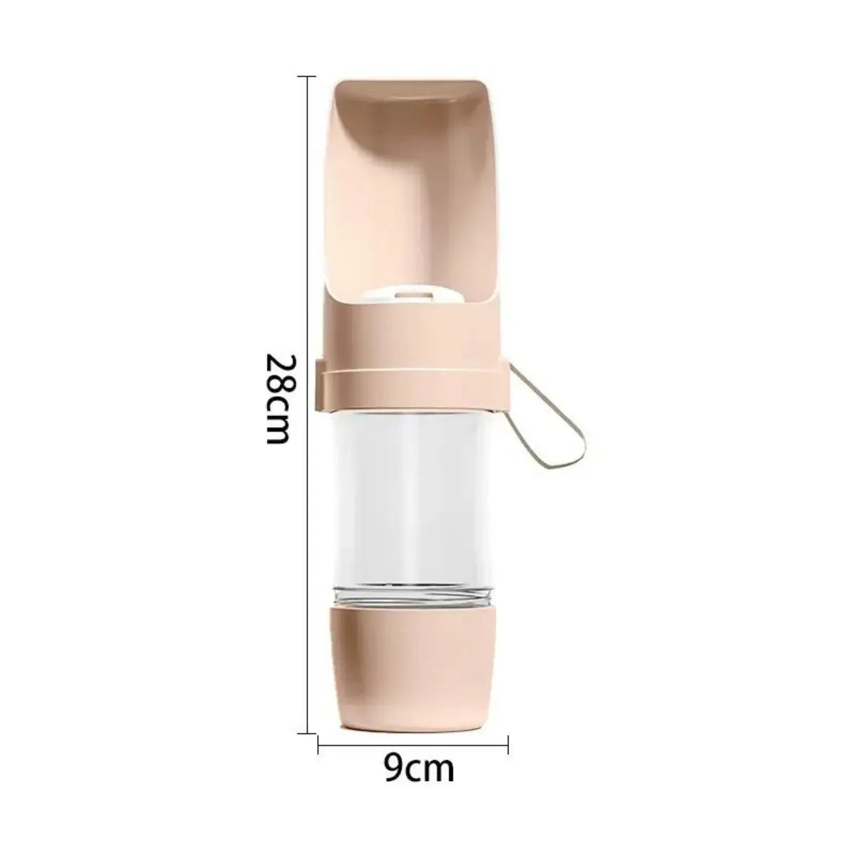 2-in-1 Dog Water Bottle & Snack Cup