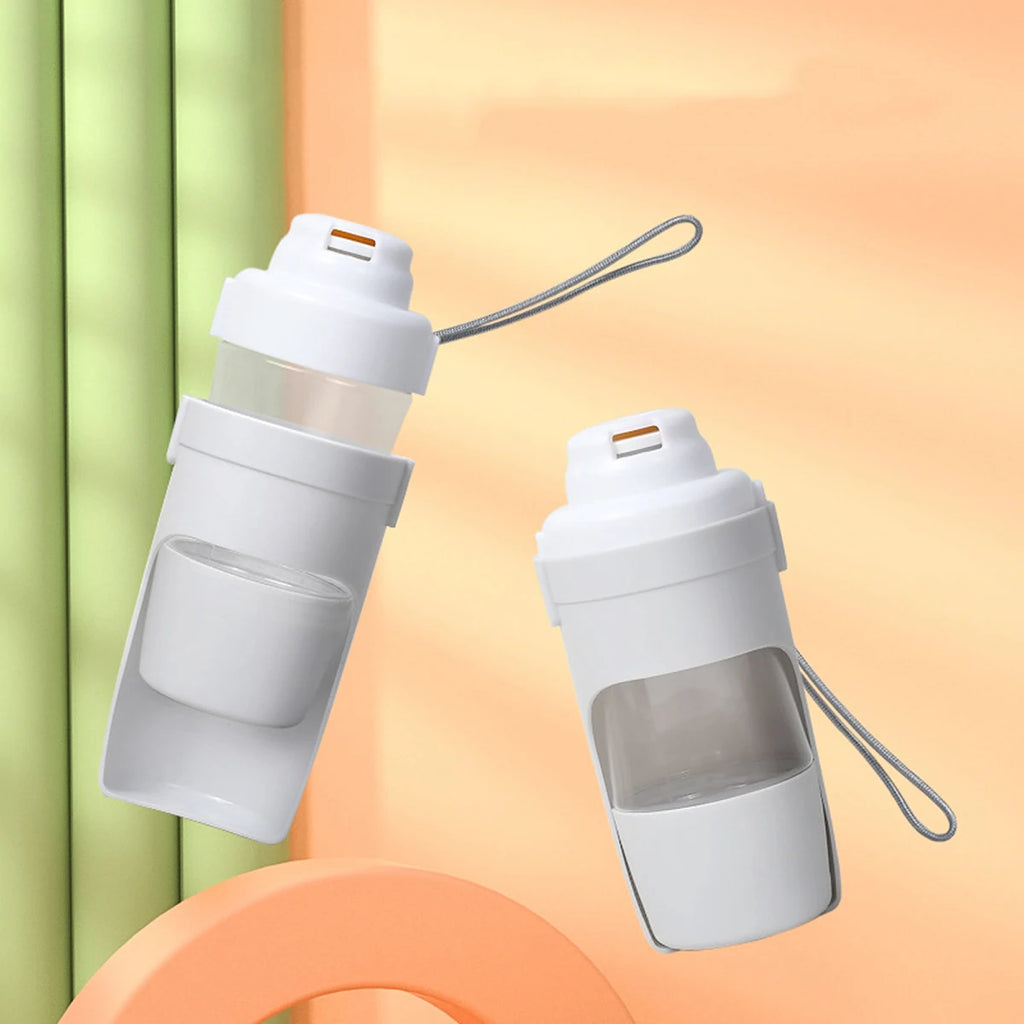 2-in-1 Dog Water Bottle & Snack Cup