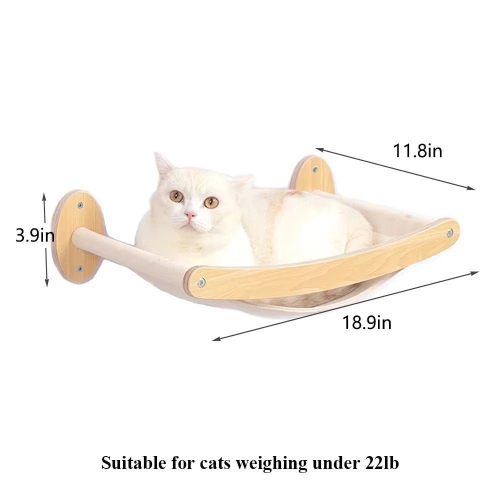 Wall-Mounted Cat Shelves
