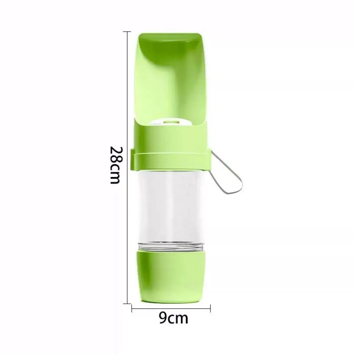 2-in-1 Dog Water Bottle & Snack Cup