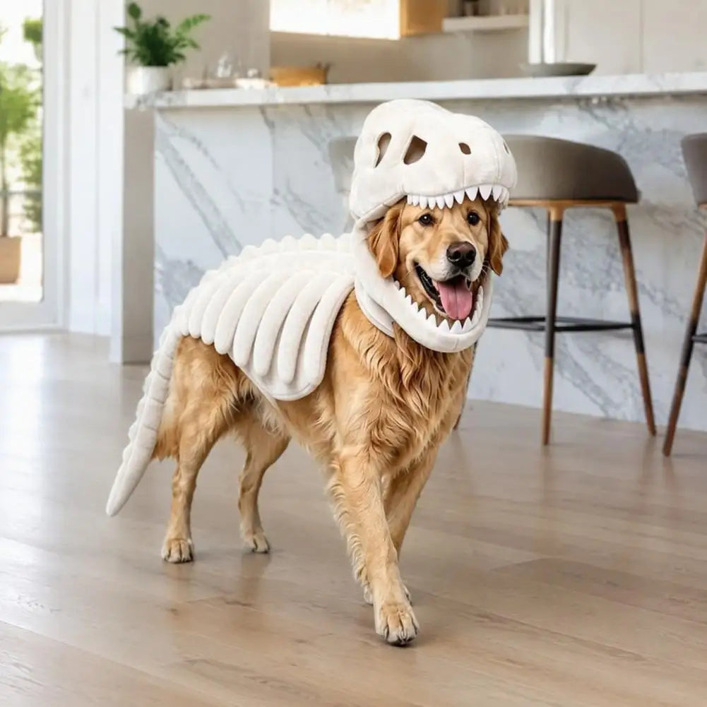 Dino Skeleton Pet Costume