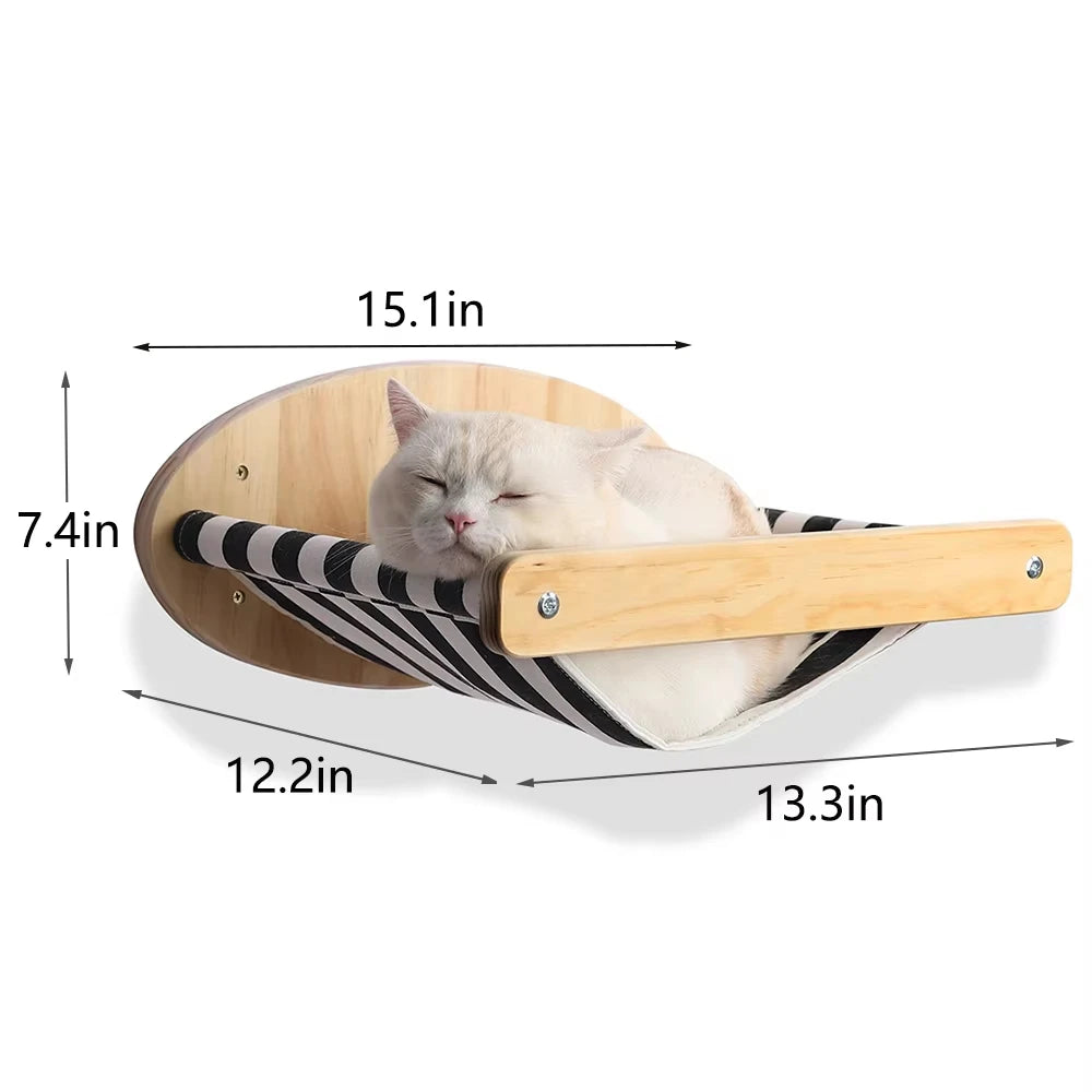Wall-Mounted Cat Shelves