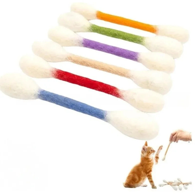 Catnip Cotton Swab Chew Toy