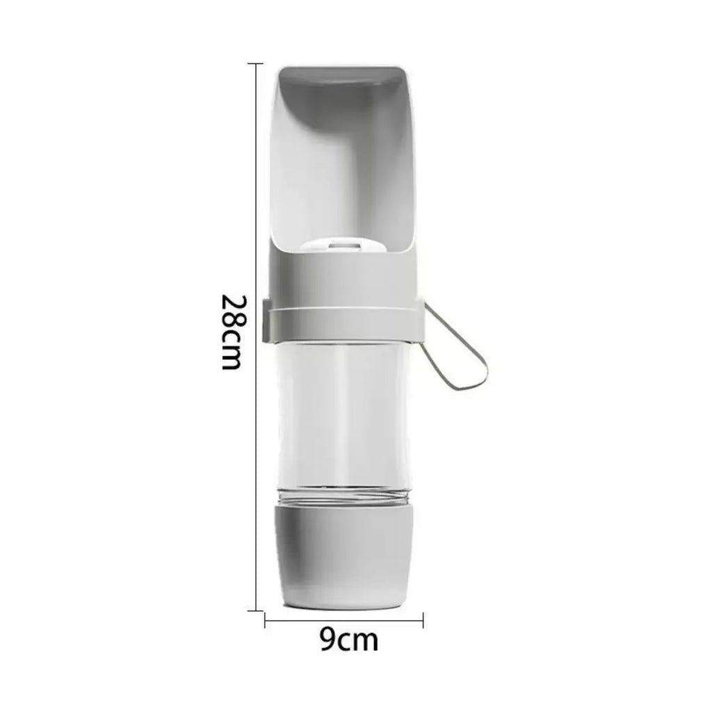 2-in-1 Dog Water Bottle & Snack Cup