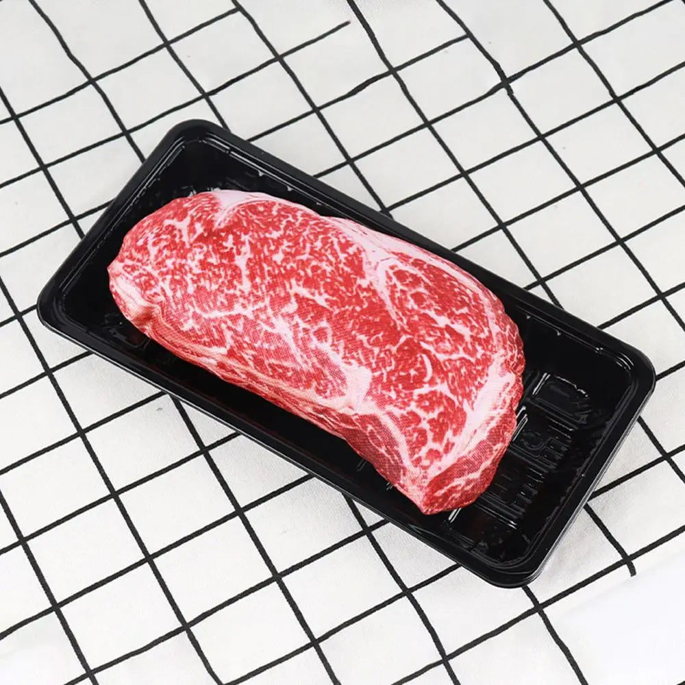 Squeaky Steak Bone Toy